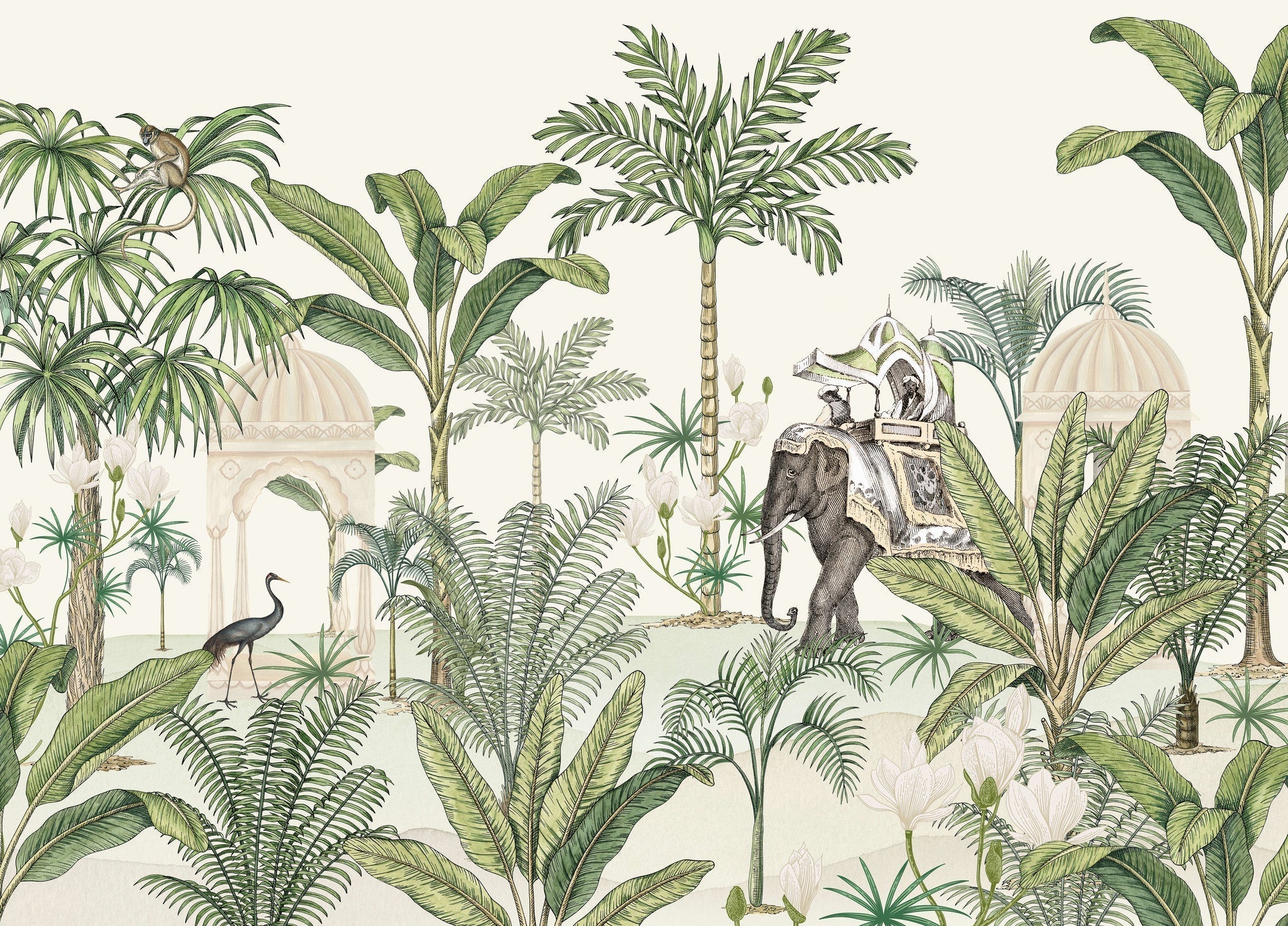 Creative Lab Amsterdam Sunday Walk Wallpaper Mural-Beaumonde