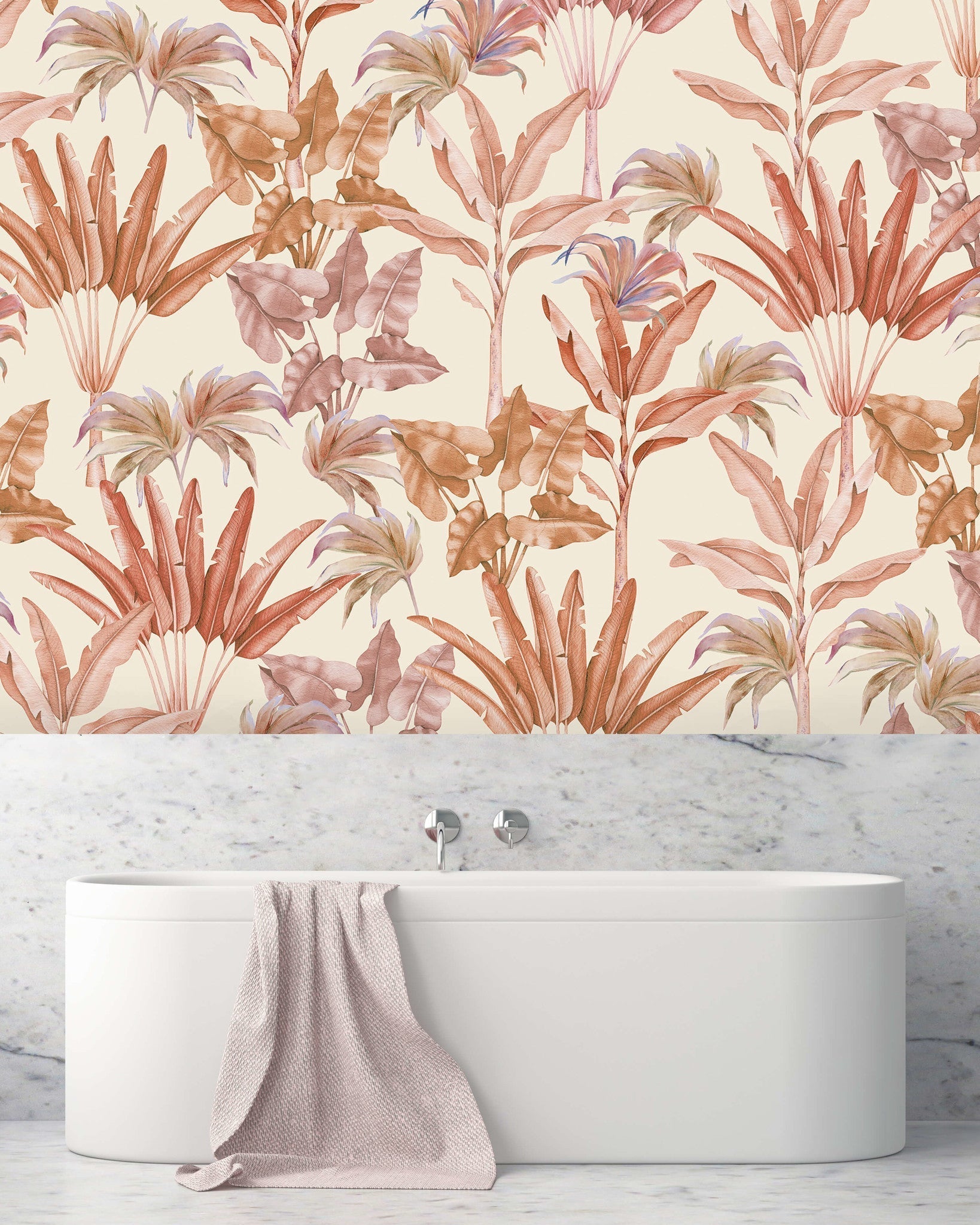 Creative Lab Amsterdam Terra Leaves Wallpaper Mural-Beaumonde