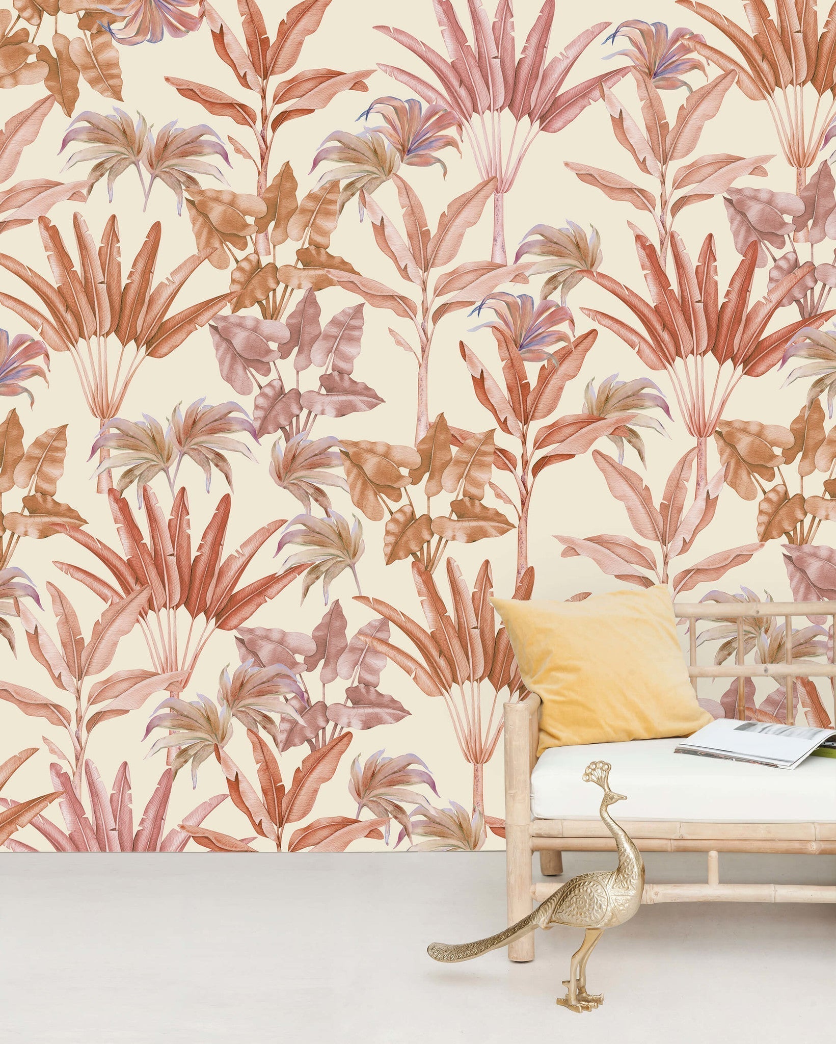 Creative Lab Amsterdam Terra Leaves Wallpaper Mural-Beaumonde