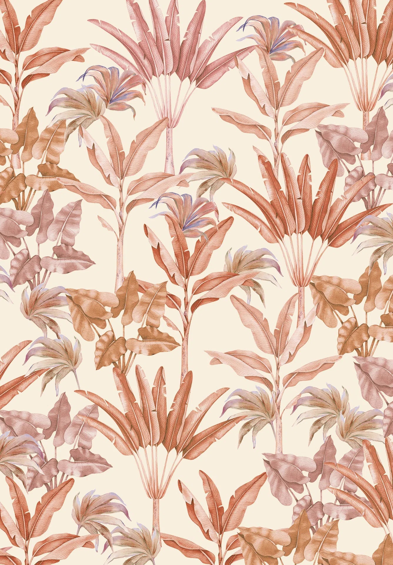 Creative Lab Amsterdam Terra Leaves Wallpaper Mural-Beaumonde