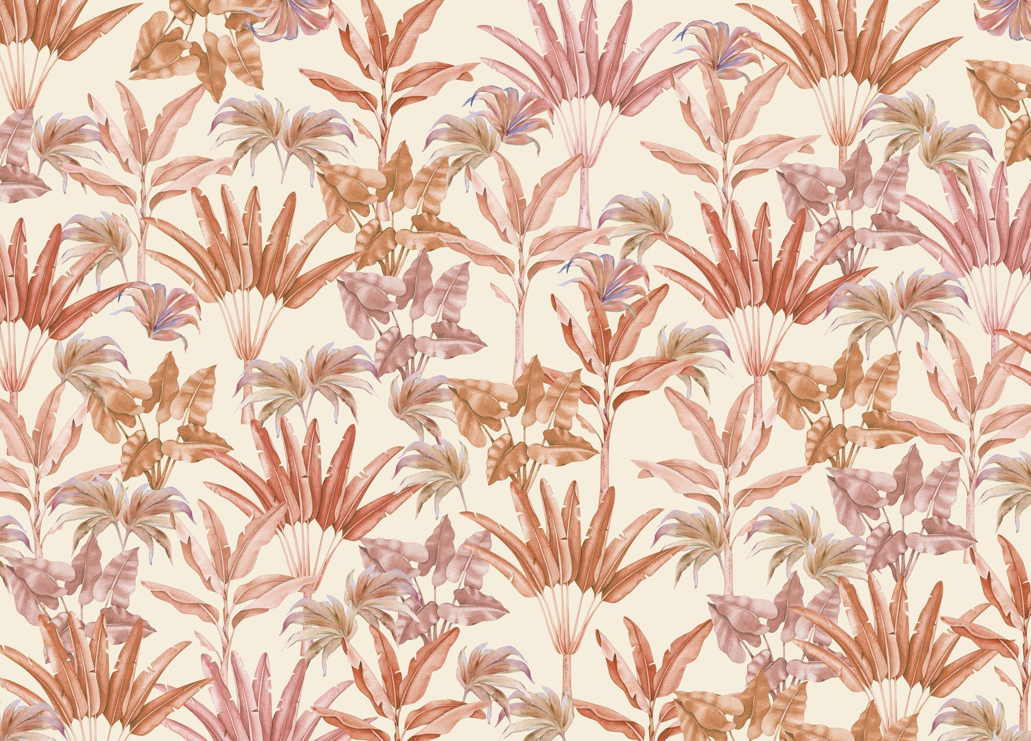Creative Lab Amsterdam Terra Leaves Wallpaper Mural-Beaumonde