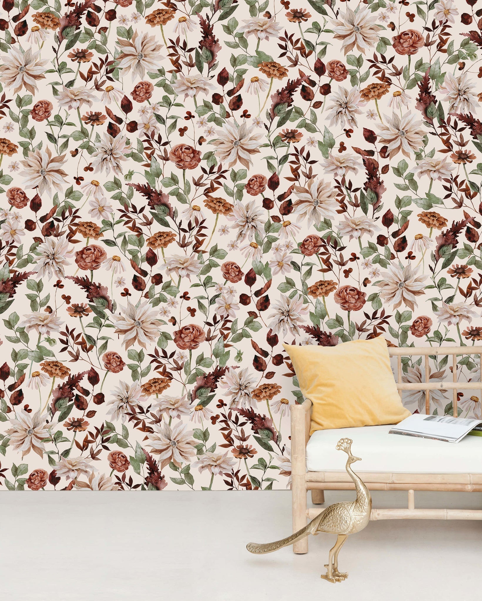 Creative Lab Amsterdam Vintage Bouquet Wallpaper Mural-Beaumonde