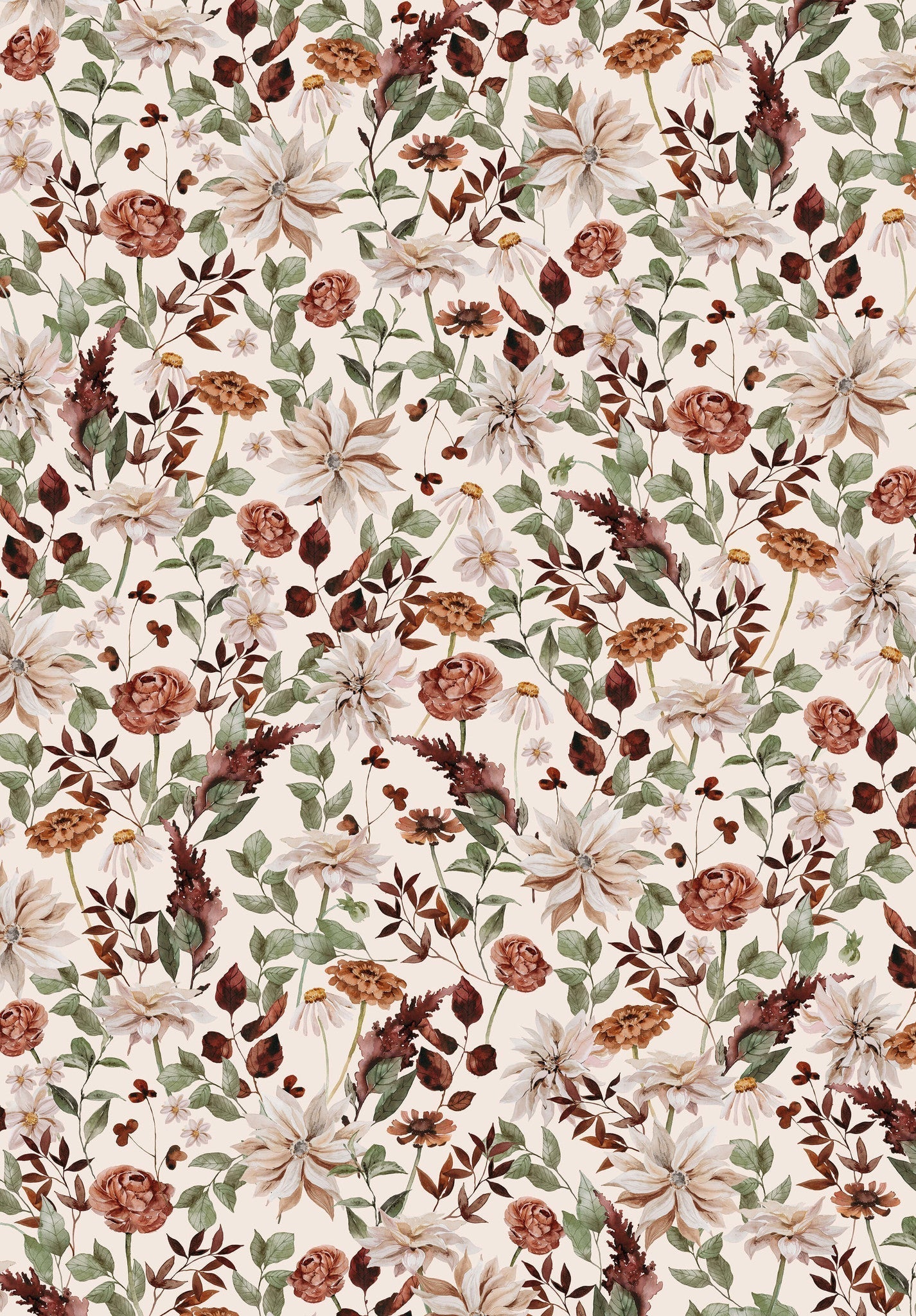 Creative Lab Amsterdam Vintage Bouquet Wallpaper Mural-Beaumonde