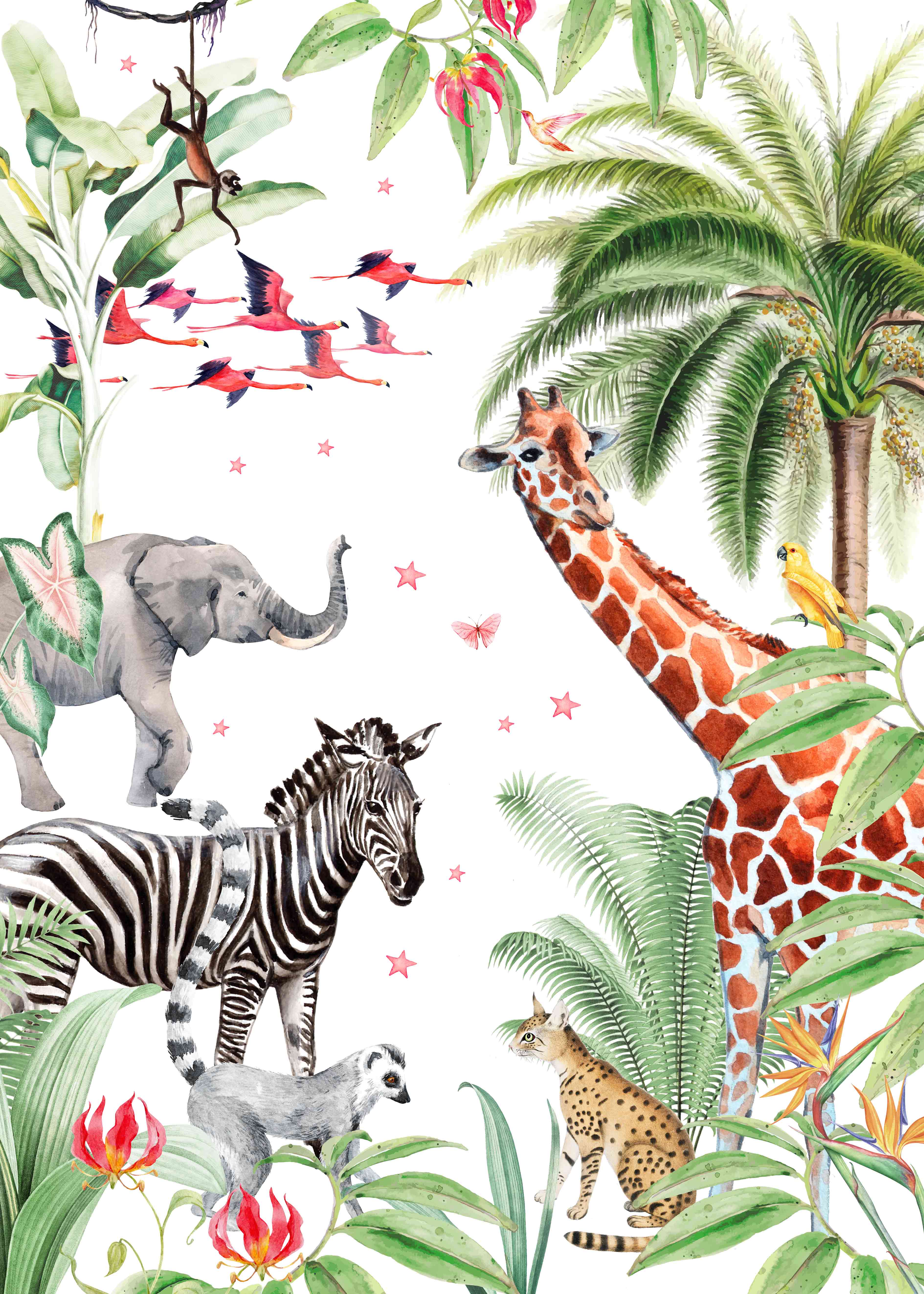 Creative Lab Amsterdam Yuki Wallpaper Mural-Beaumonde