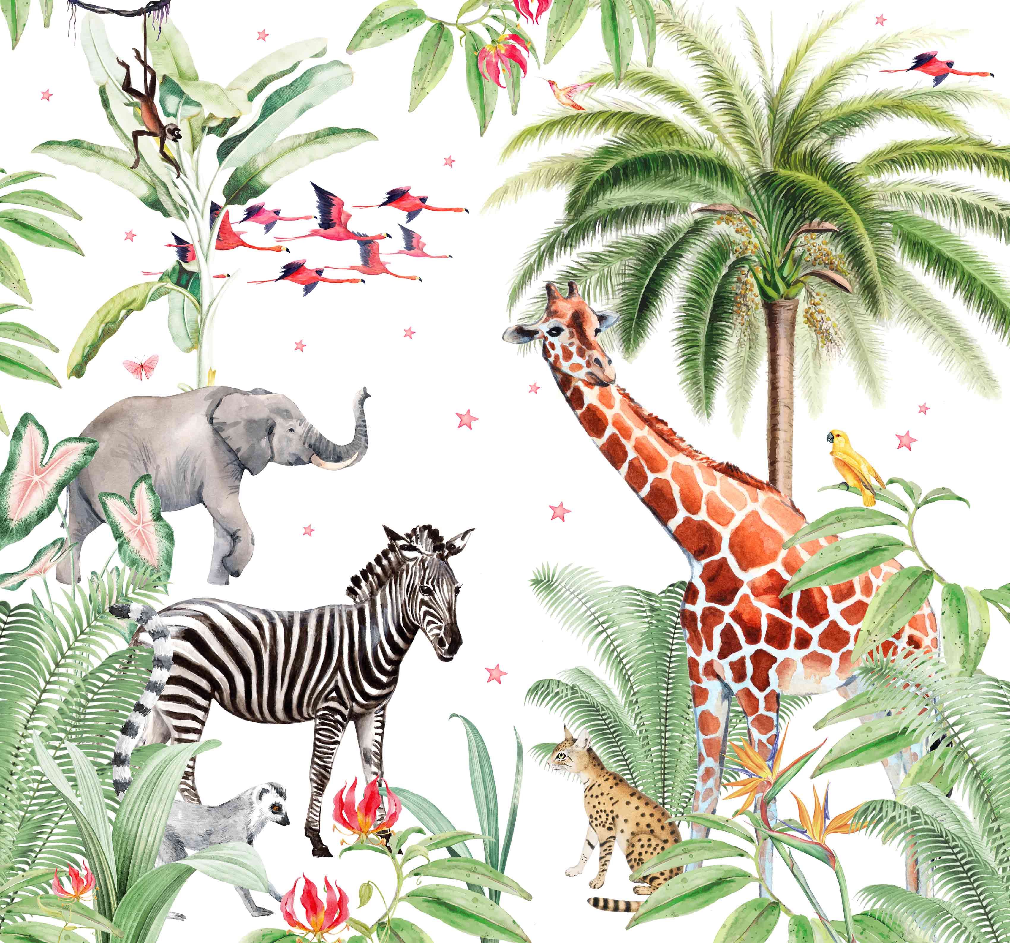 Creative Lab Amsterdam Yuki Wallpaper Mural-Beaumonde