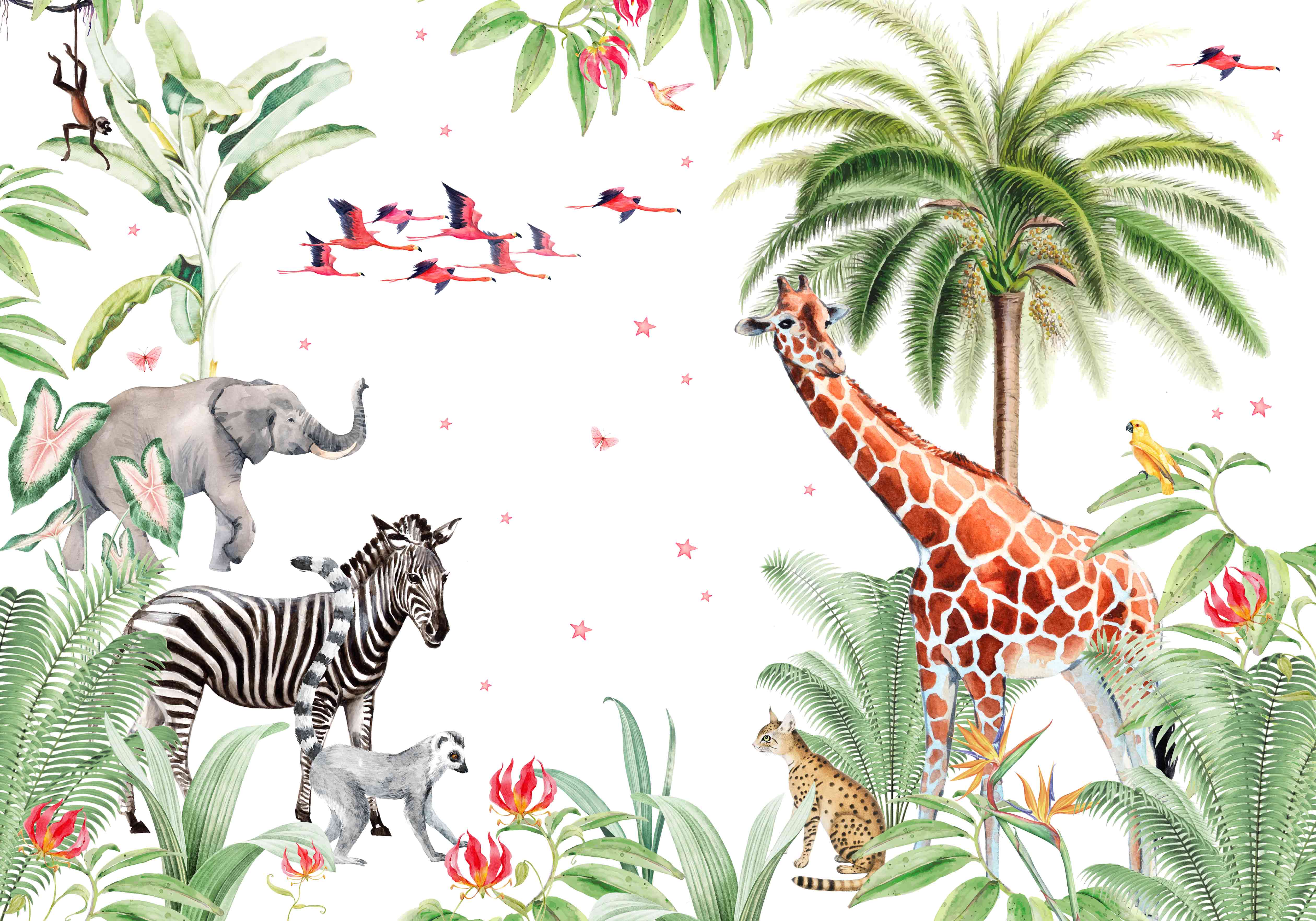 Creative Lab Amsterdam Yuki Wallpaper Mural-Beaumonde