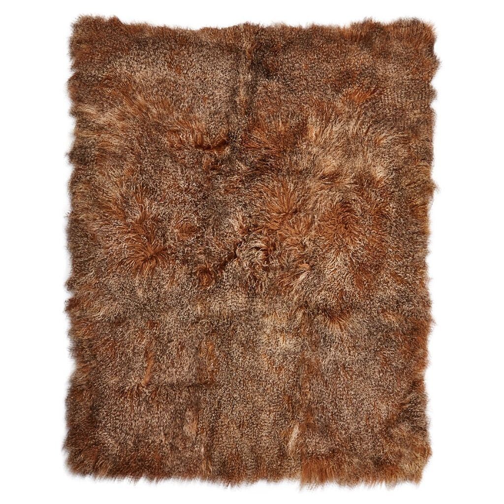 Natures Collection Throw of Curly Sheepskin