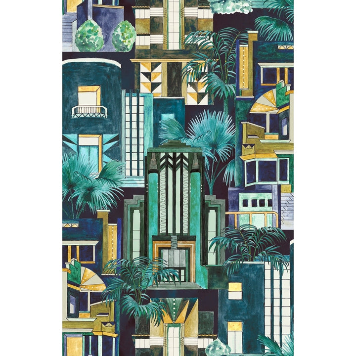 Downtown Deco Wallpaper-Beaumonde