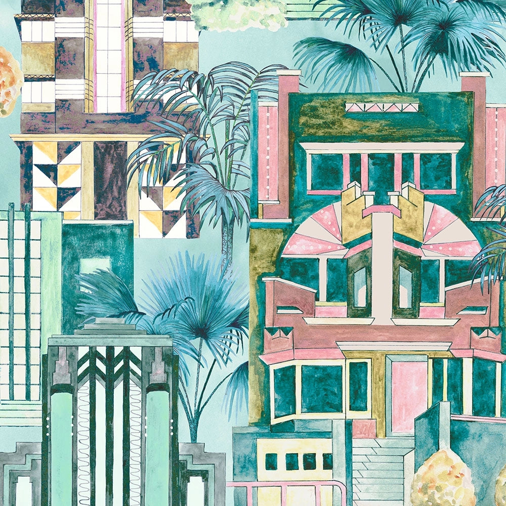 Downtown Deco Wallpaper-Beaumonde