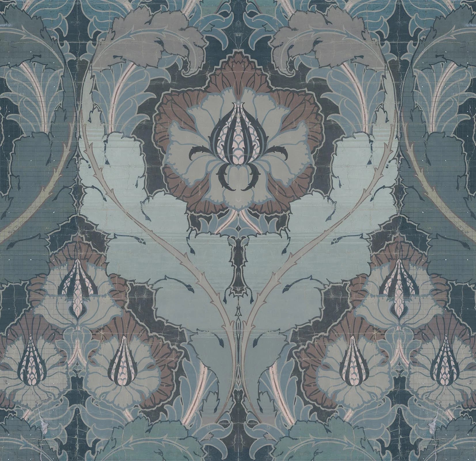 NLXL Big Patterns Coquelicots Wallpaper Mural-Beaumonde