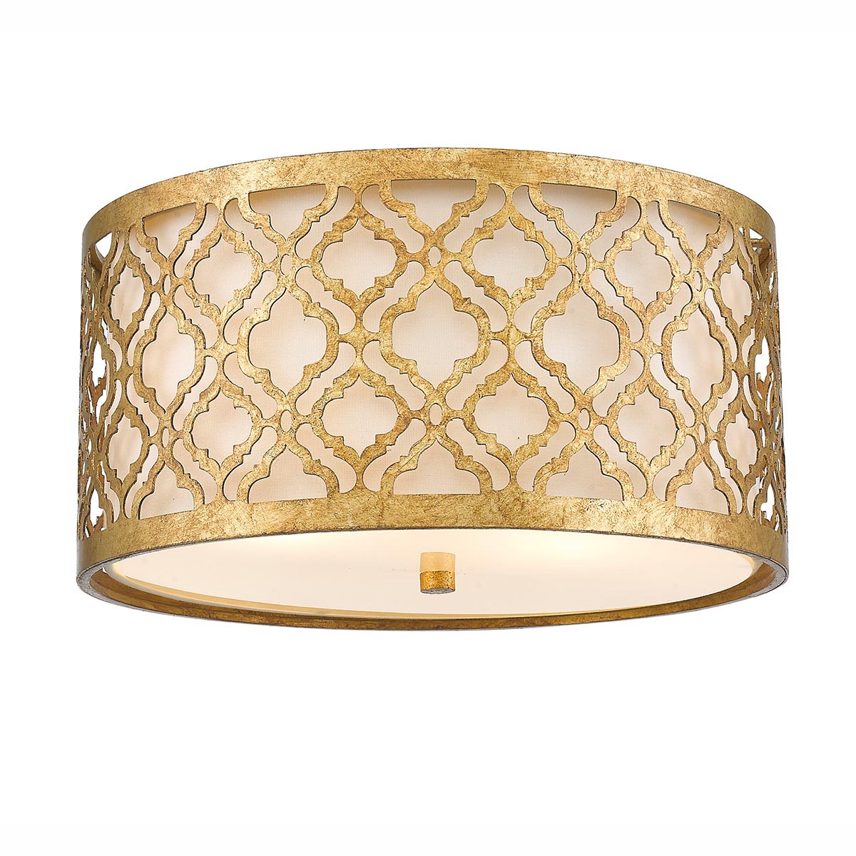 Elstead Lighting Arabella 2 Light Flush Mount-GN-ARABELLA-F-5024005328711-Beaumonde
