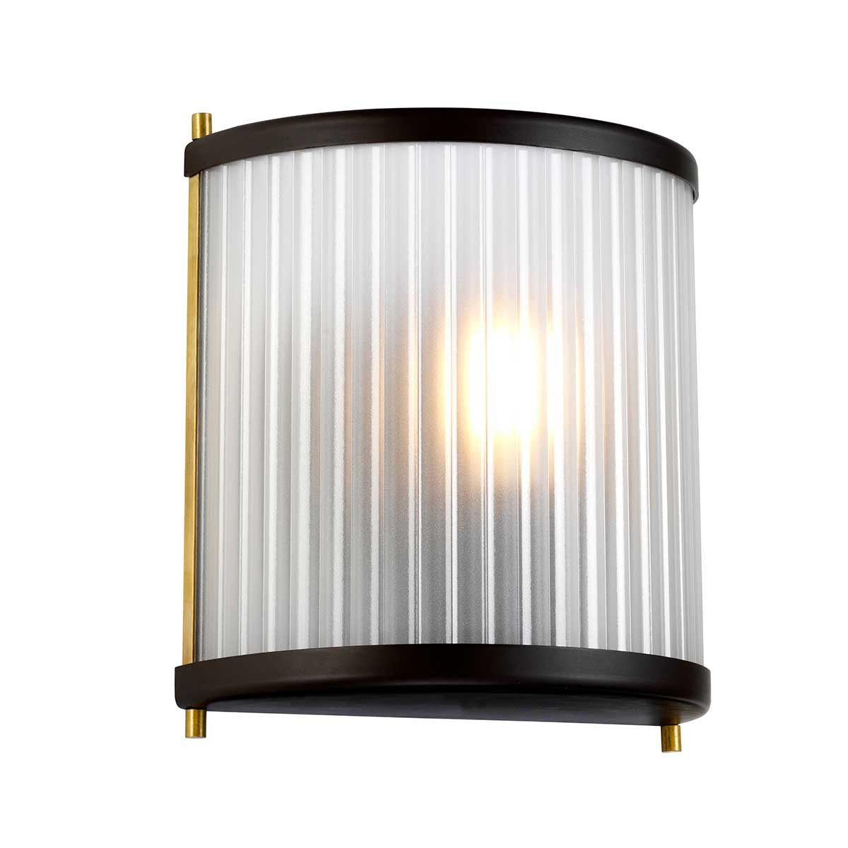 Elstead Lighting Corona 1 Light Wall Light - Museum Bronze-DL-CORONA1-BAB-5024005377412-Beaumonde