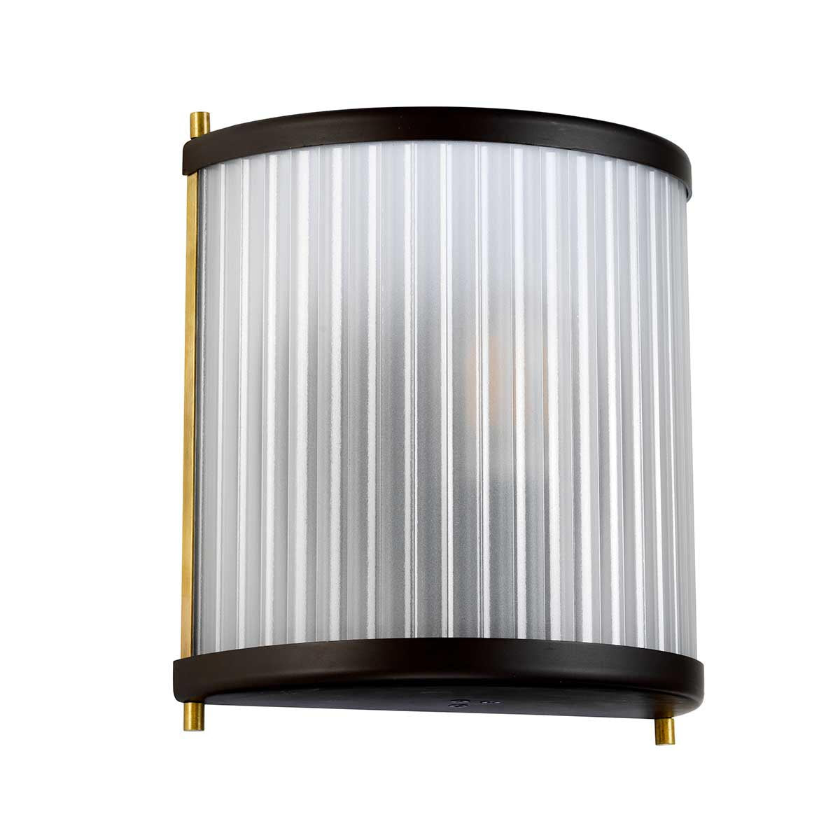 beau monde Elstead Lighting Corona 1 Light Wall Light - Museum Bronze