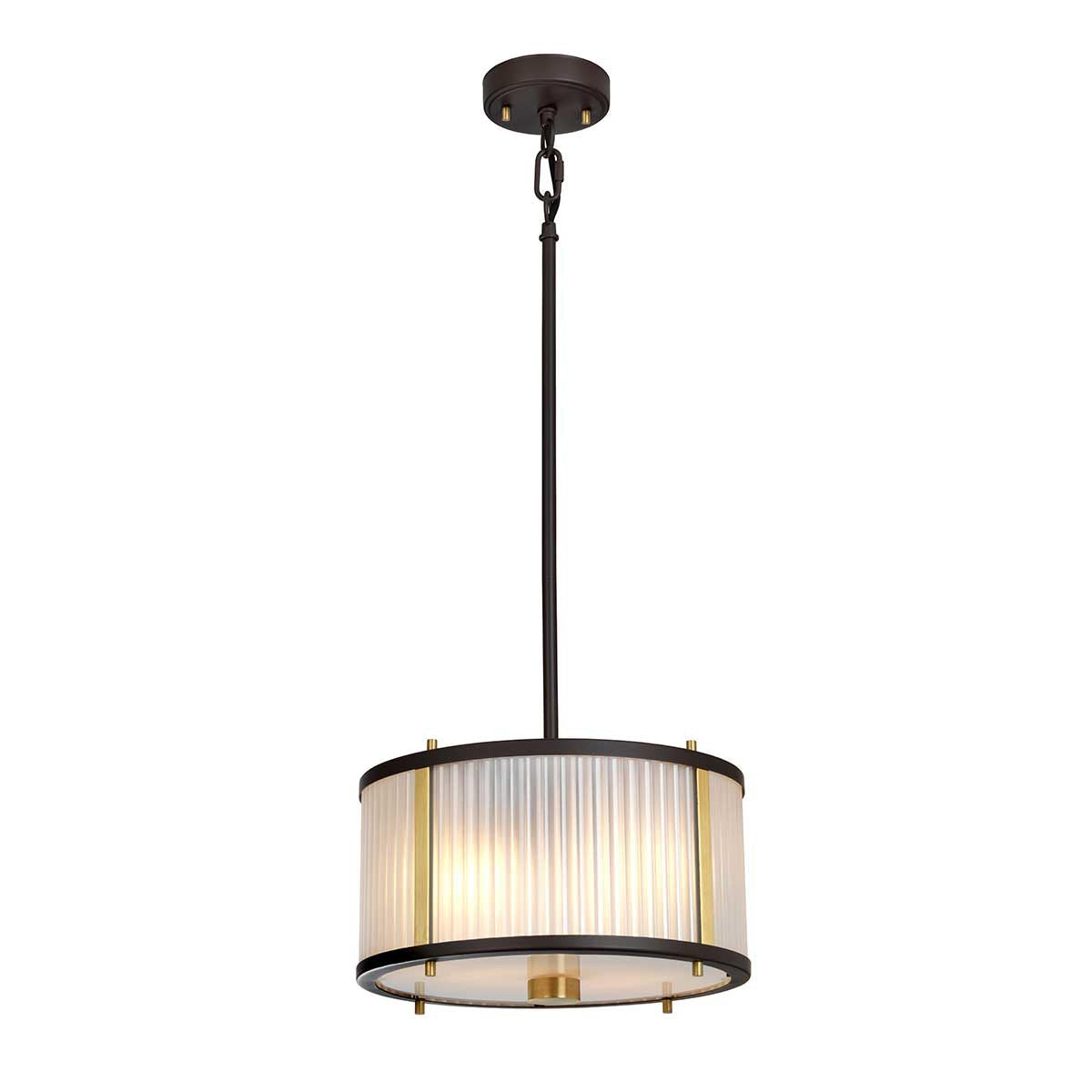 Elstead Lighting Corona 2 Light Pendant - Museum Bronze-DL-CORONA-2P-BAB-5024005377214-Beaumonde