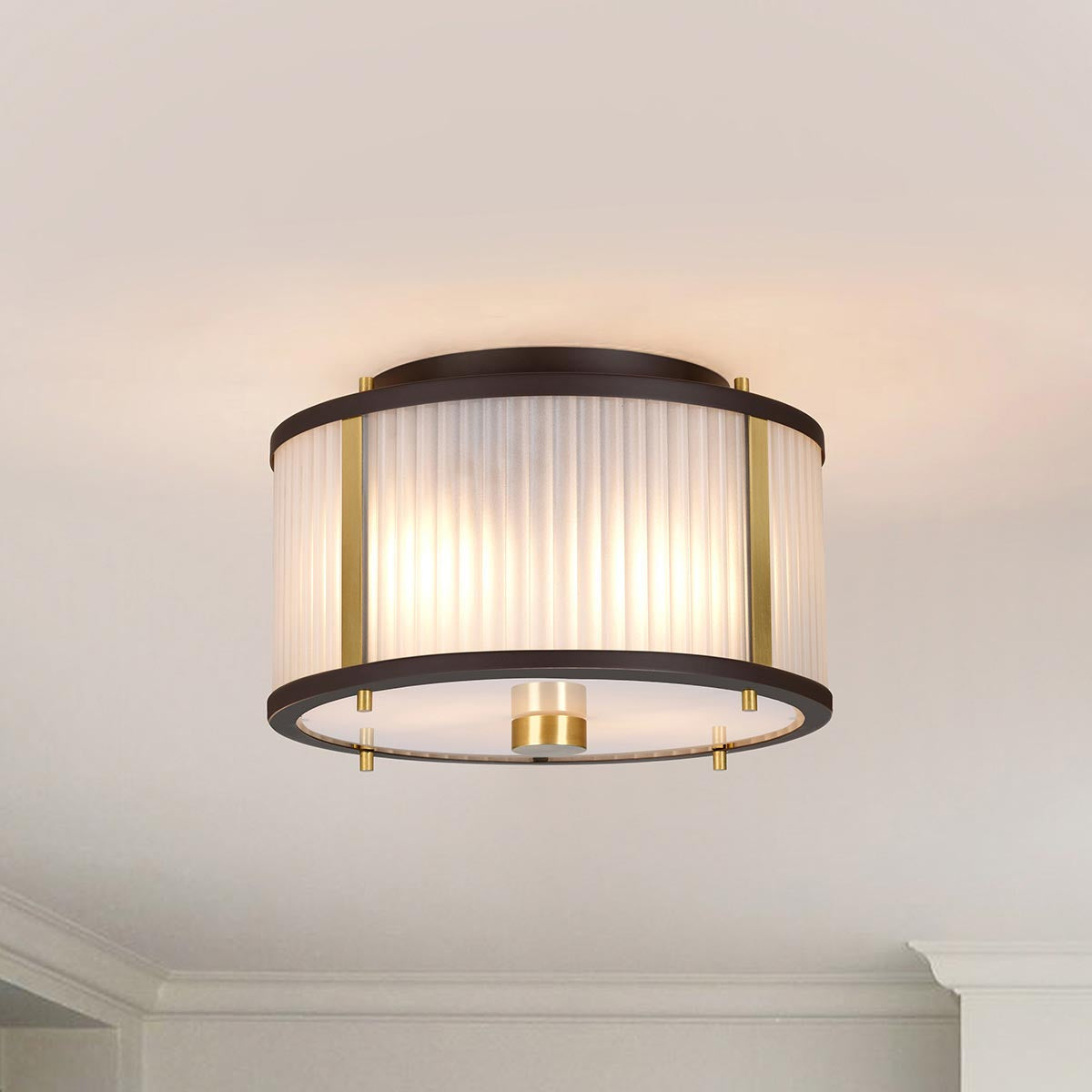 Elstead Lighting Corona 2 Light Pendant - Museum Bronze-DL-CORONA-2P-BAB-5024005377214-Beaumonde