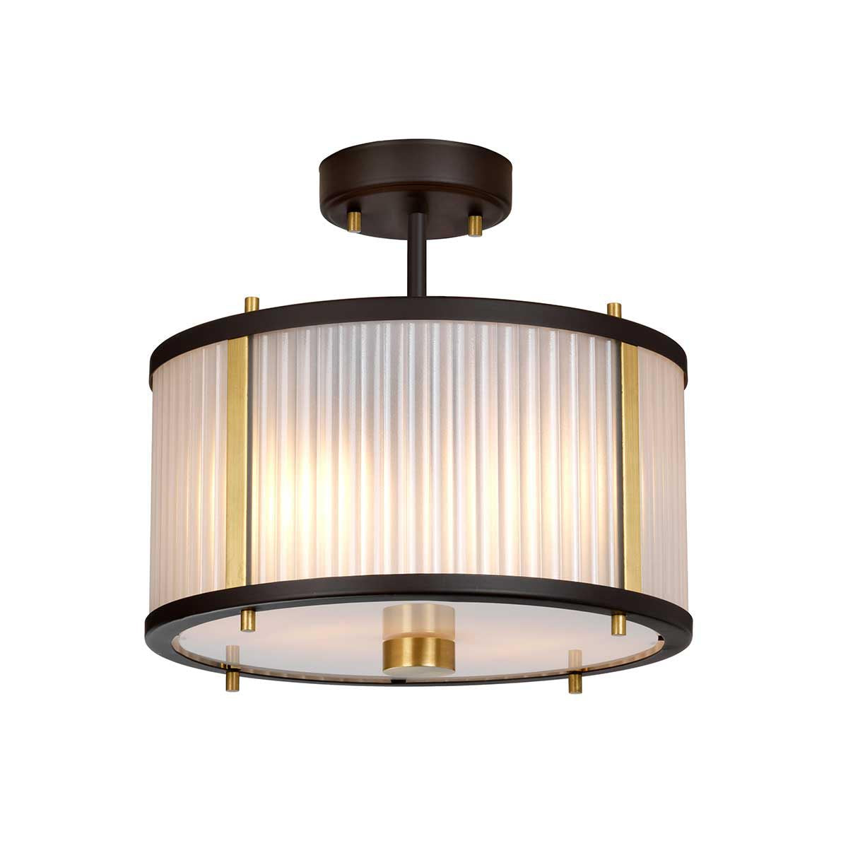 Elstead Lighting Corona 2 Light Pendant - Museum Bronze-DL-CORONA-2P-BAB-5024005377214-Beaumonde