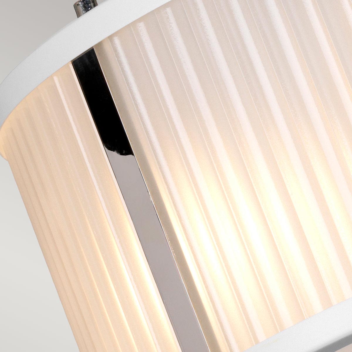 Elstead Lighting Corona 2 Light Pendant - White Polished Nickel-DL-CORONA-2P-WPN-5024005377115-Beaumonde