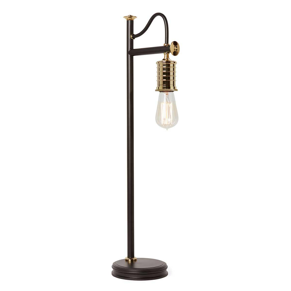 Elstead Lighting Douille 1 Light Table Lamp - Black/Polished Brass-DOUILLE-TL-BPB-5024005310013-Beaumonde