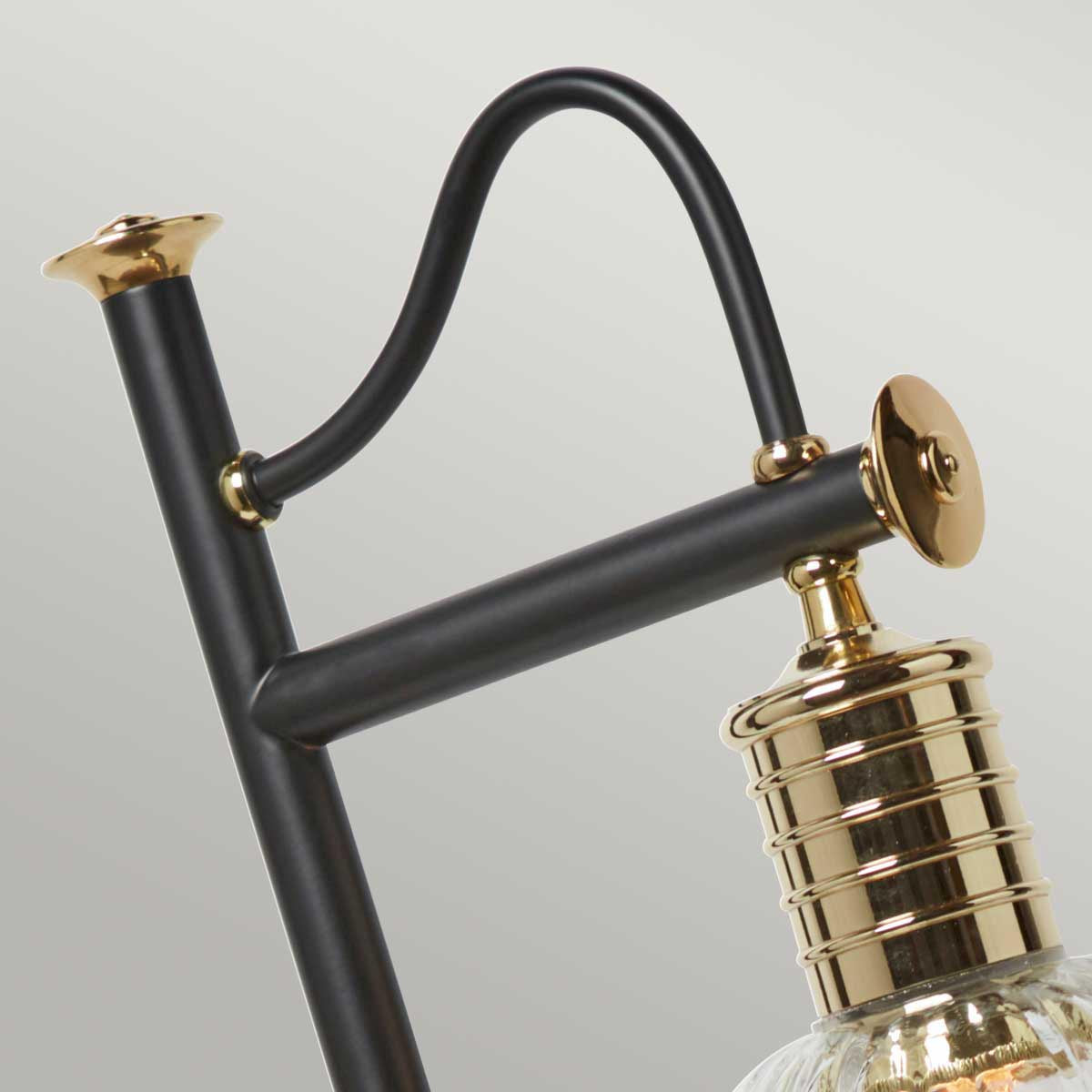 Elstead Lighting Douille 1 Light Table Lamp - Black/Polished Brass-DOUILLE-TL-BPB-5024005310013-Beaumonde