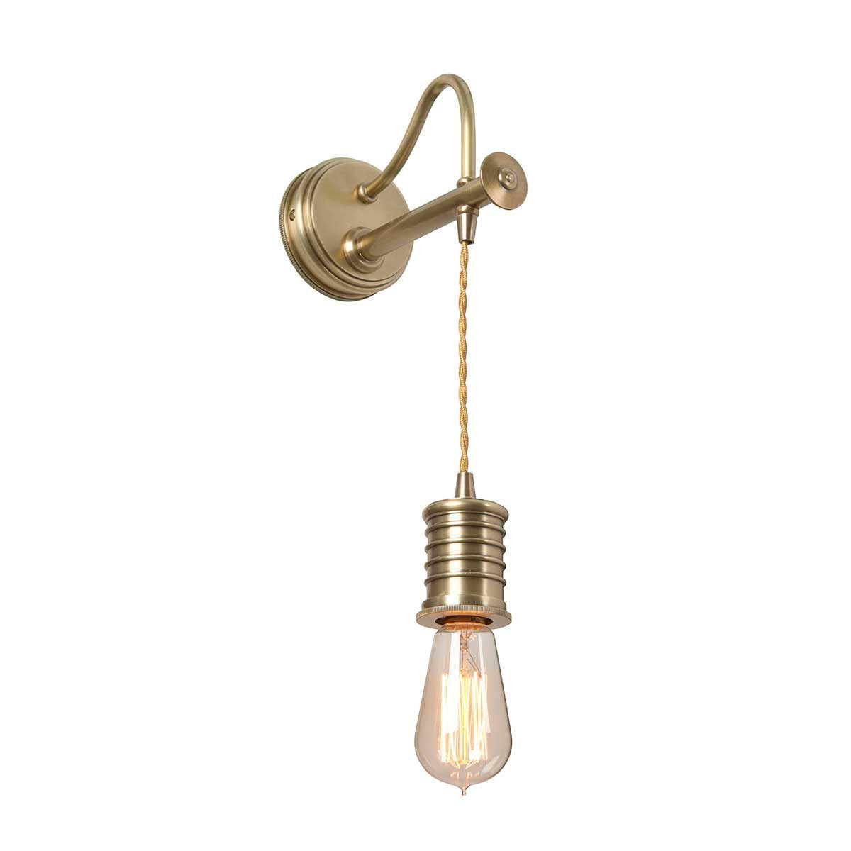 Elstead Lighting Douille 1 Light Wall Light - Aged Brass-DOUILLE1-AB-5024005274216-Beaumonde