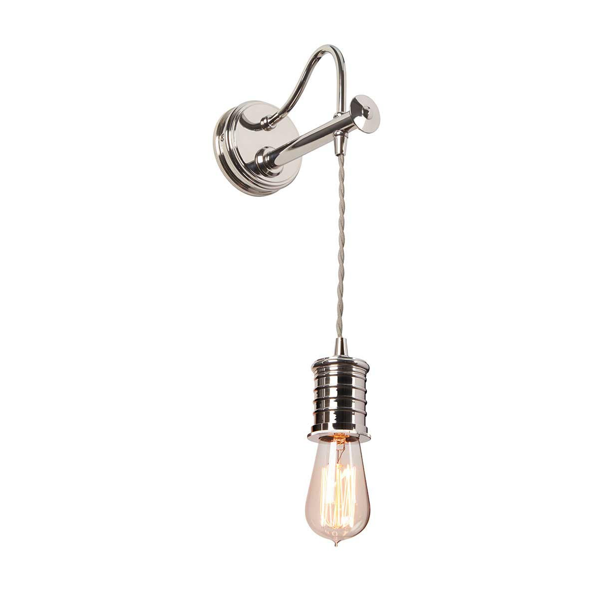 Elstead Lighting Douille 1 Light Wall Light - Polished Nickel-DOUILLE1-PN-5024005274315-Beaumonde