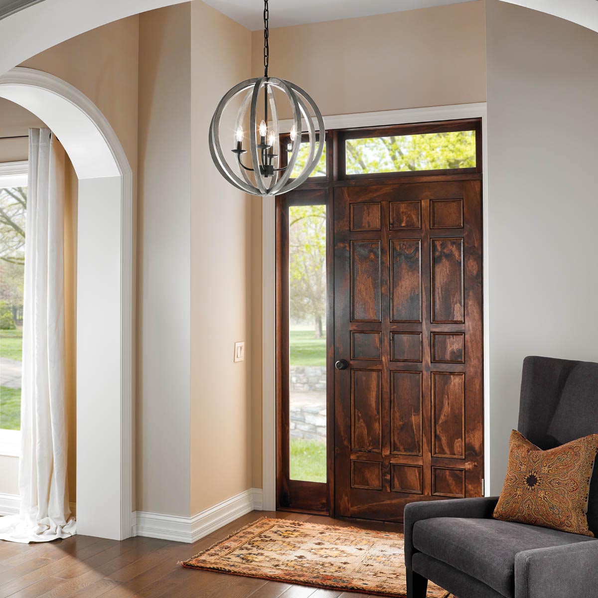 Elstead Lighting Feiss Allier 4 Light Pendant-FE-ALLIER-4P-WW-5024005217718-Beaumonde