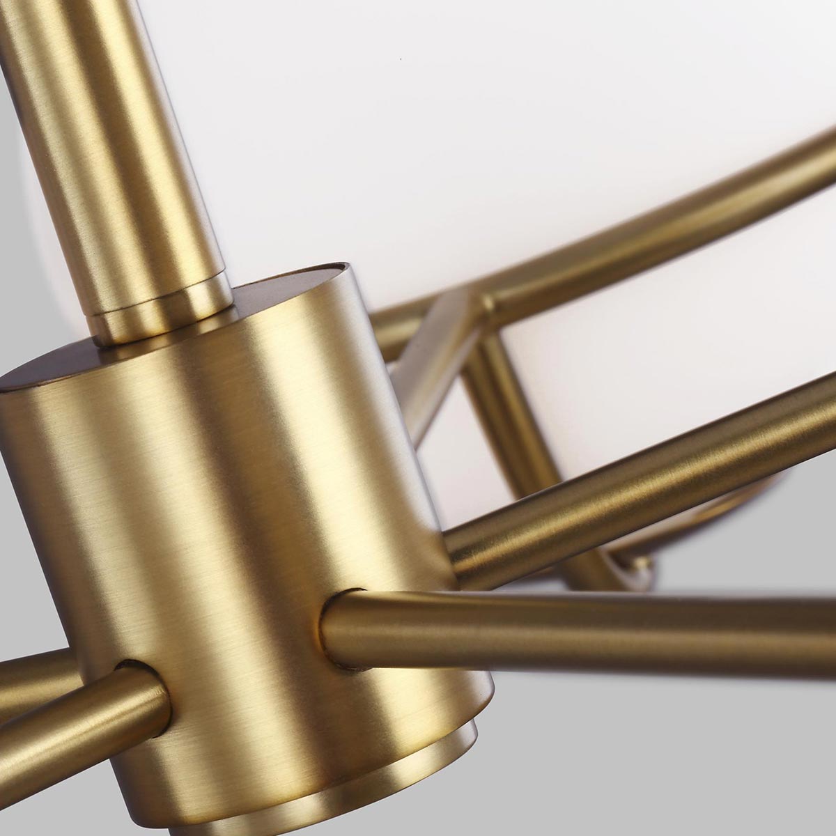 Elstead Lighting Feiss Apollo 5 Light Chandelier - Burnished Brass-FE-APOLLO5-BB-5024005391814-Beaumonde