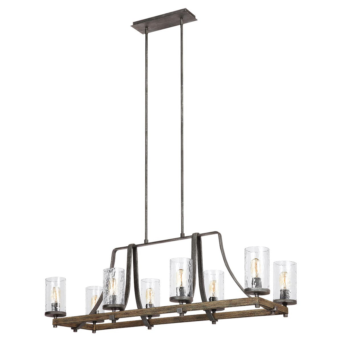 Elstead Lighting Feiss Apollo 5 Light Chandelier - Burnished Brass-QN-ANGELO8-ISLE-5024005388517-Beaumonde