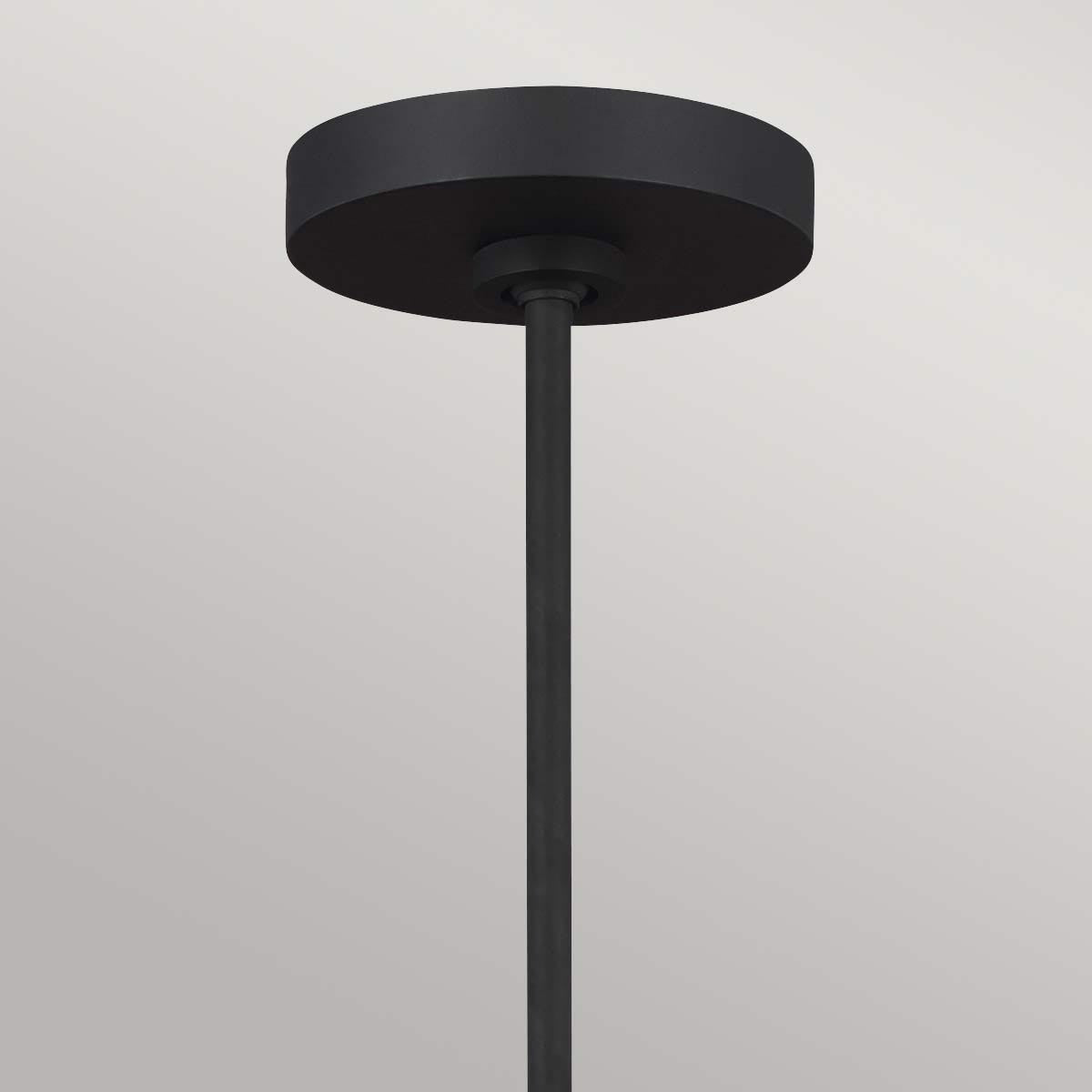 Elstead Lighting Feiss Joan 5 Light Chandelier - Midnight Black & Burnished Brass-FE-JOAN5-MB-5024005391210-Beaumonde