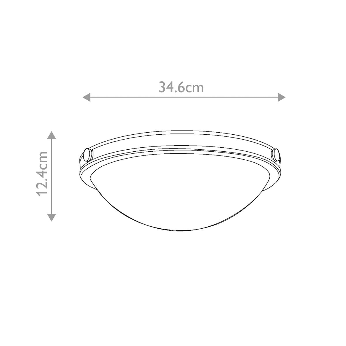 Elstead Lighting Hinkley Collier 2 Light Small flush-HK-COLLIER-F-S-5024005267515-Beaumonde