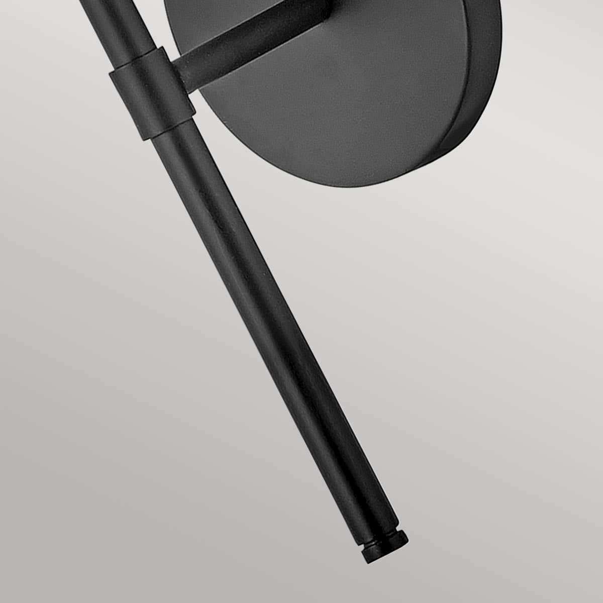 Elstead Lighting Hinkley Hollis 1 Light Wall Light - Opal/Black-HK-HOLLIS1-O-BK-BATH-5024005559511-Beaumonde