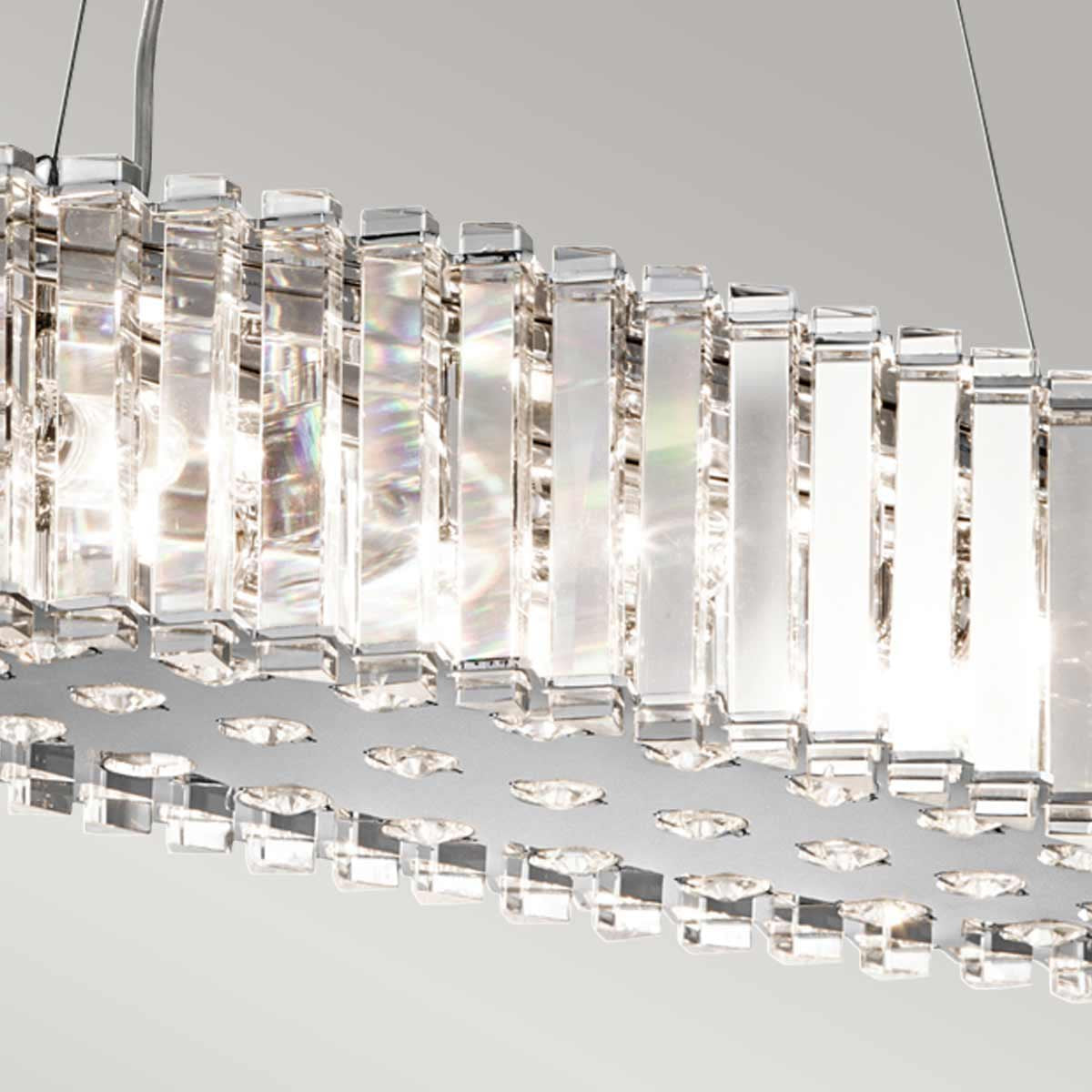 Elstead Lighting Kichler Crystal Skye 8 Light Island Chandelier-KL-CRYSTAL-SKYE-ISLE-5024005232513-Beaumonde