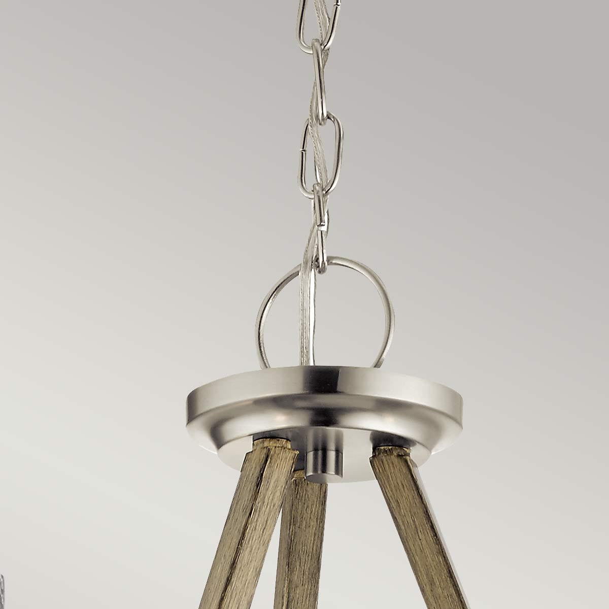 Elstead Lighting Kichler Deryn 3 Light Chandelier - Antique Grey-KL-DERYN3-DAG-5024005571612-Beaumonde