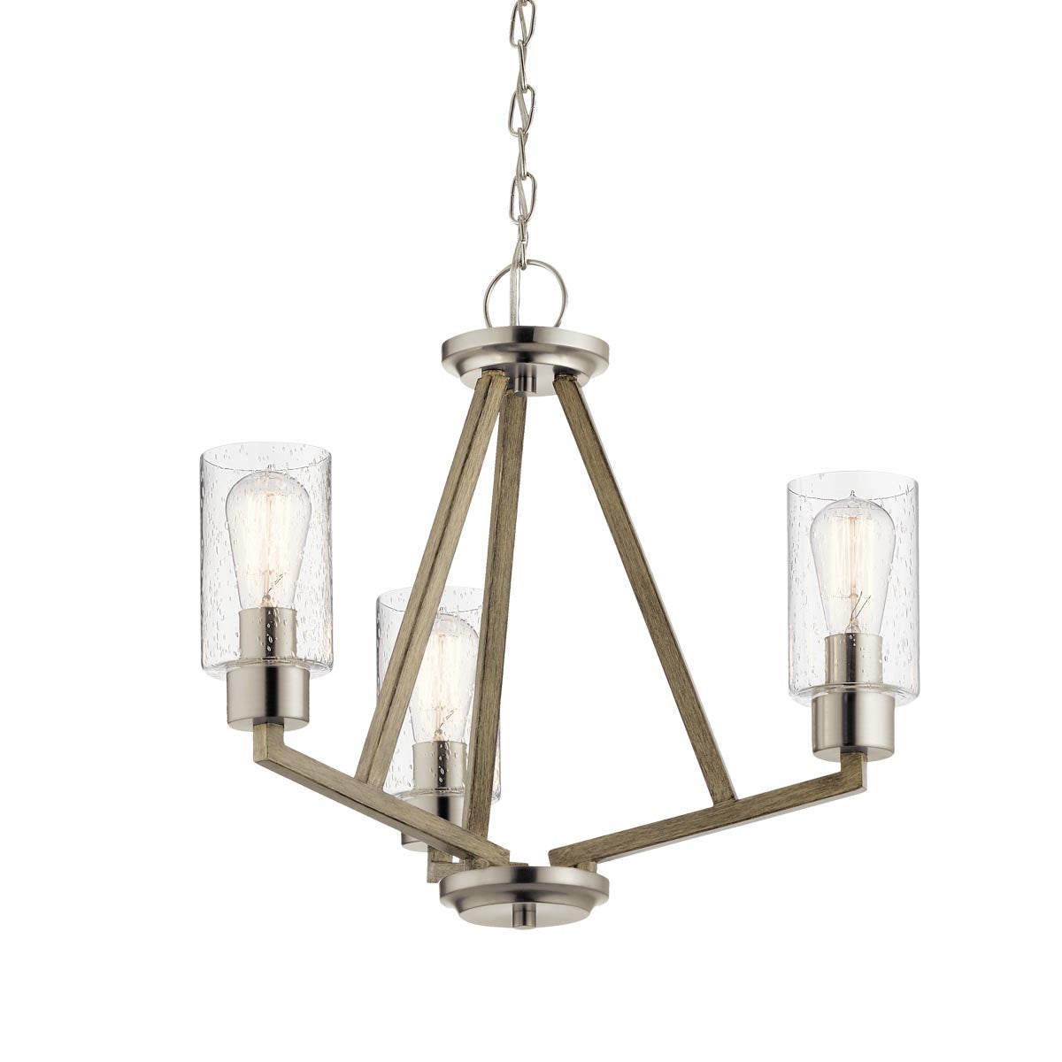 Elstead Lighting Kichler Deryn 3 Light Chandelier - Antique Grey-KL-DERYN3-DAG-5024005571612-Beaumonde