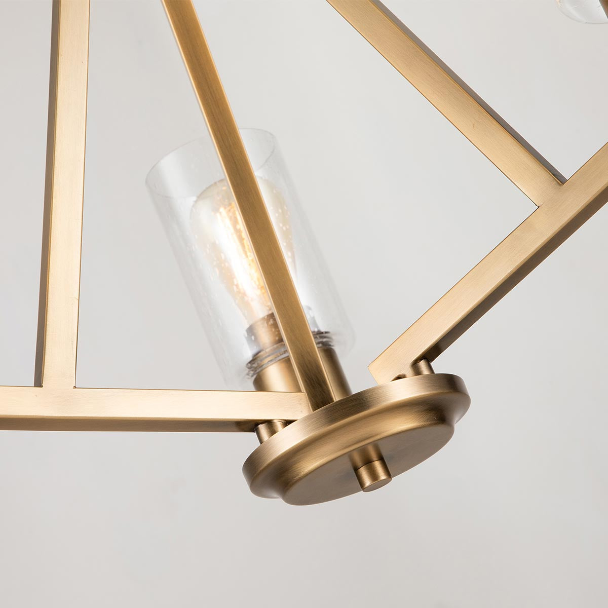 Elstead Lighting Kichler Deryn 3 Light Chandelier- Brass-KL-DERYN3-NBR-5024005571711-Beaumonde