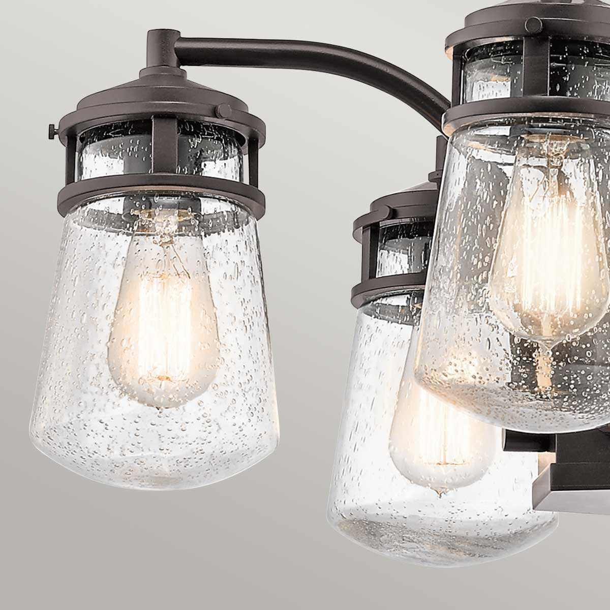 Elstead Lighting Kichler Lyndon 5 Light Outdoor Chandelier - Architectural Bronze-KL-LYNDON-5P-AZ-5024005298113-Beaumonde