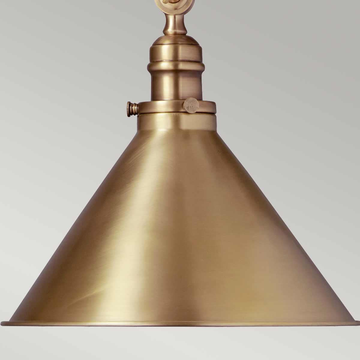 Elstead Lighting Provence 1 Light Wall Light/Pendant - Aged Brass-PV-GWP-AB-5024005270911-Beaumonde