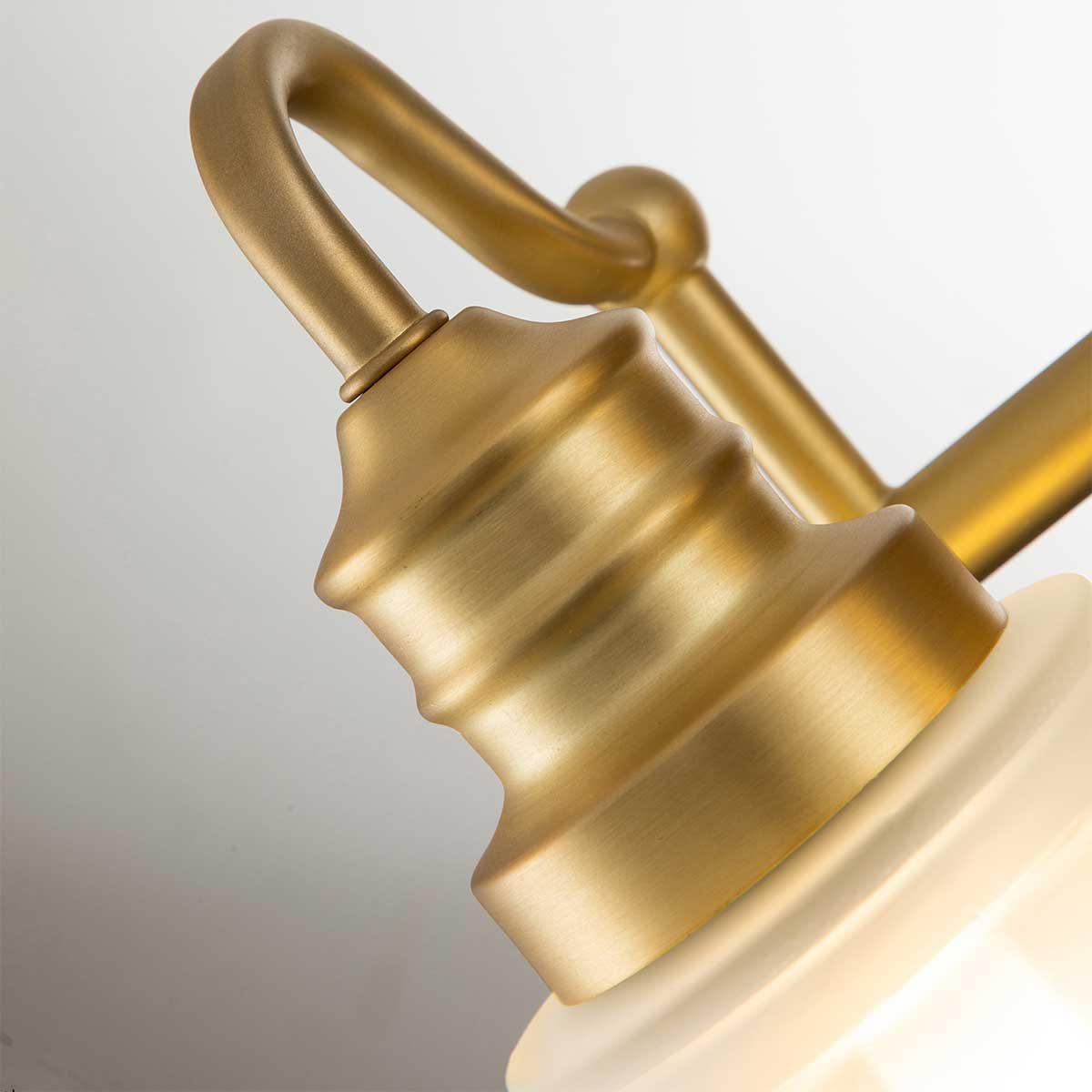 Elstead Lighting Quoizel Swell 2 Light Wall Light - Brass-QZ-SWELL2-BB-BATH-5024005596417-Beaumonde