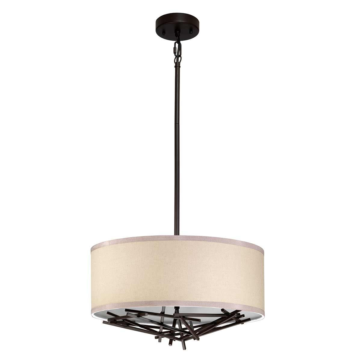 Elstead Lighting Taiko 3 Light Pendant-TAIKO-3P-5024005004844-Beaumonde