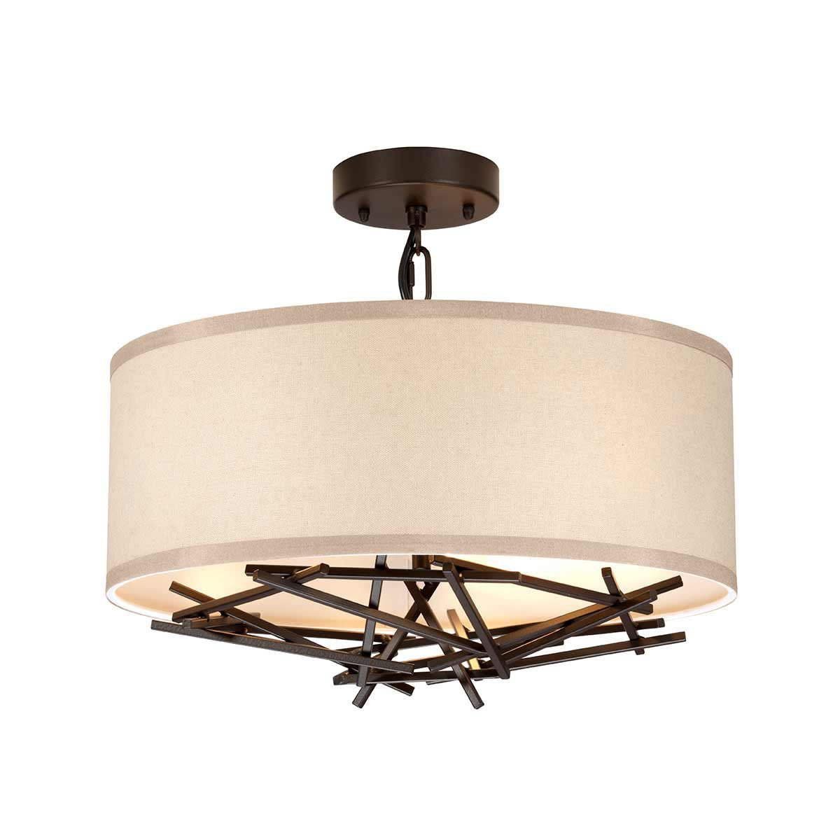 Elstead Lighting Taiko 3 Light Pendant-TAIKO-3P-5024005004844-Beaumonde