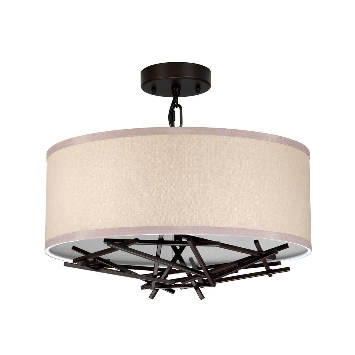 Elstead Lighting Taiko 3 Light Pendant-TAIKO-3P-5024005004844-Beaumonde