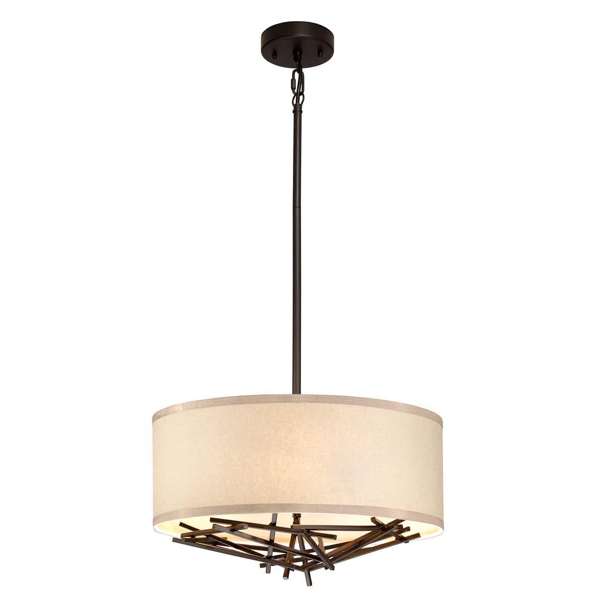 Elstead Lighting Taiko 3 Light Pendant-TAIKO-3P-5024005004844-Beaumonde