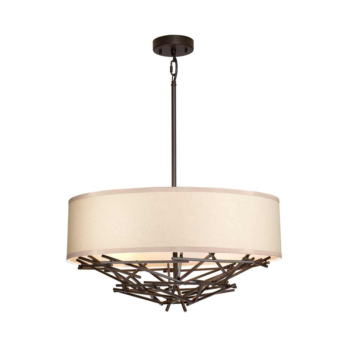 Elstead Lighting Taiko 4 Light Pendant-TAIKO-4P-5024005004851-Beaumonde