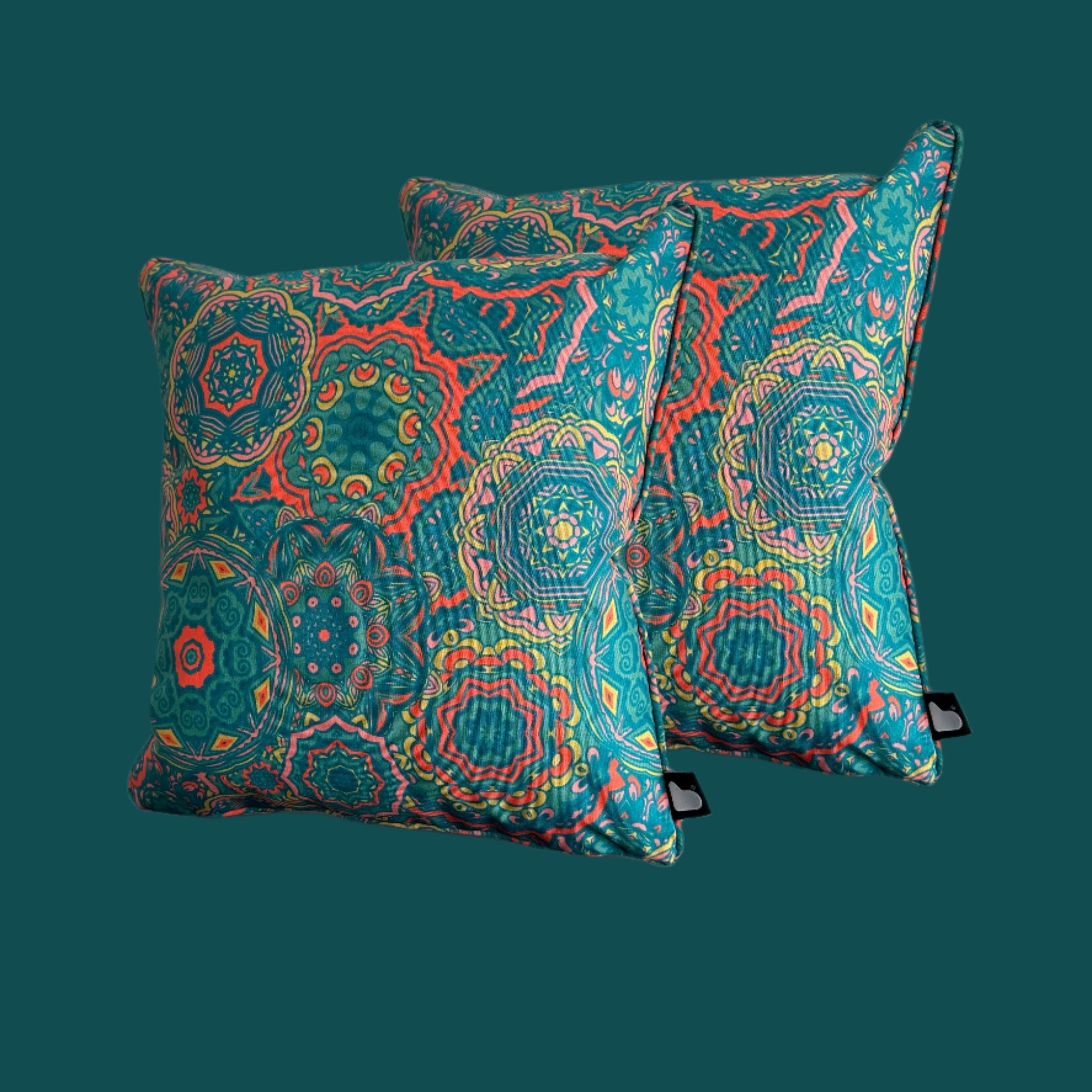 Extreme Lounging B-Cushion Twin Pack Mandala Mint-Beaumonde