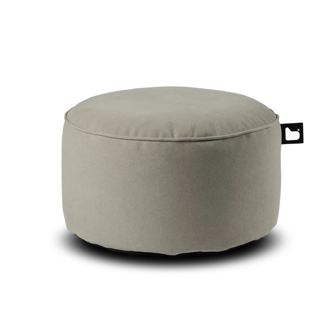 Extreme Lounging Brushed Suede Pouffe