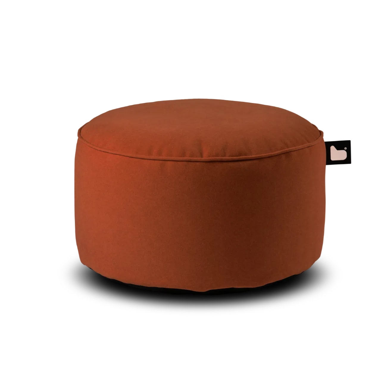 Extreme Lounging Brushed Suede Pouffe