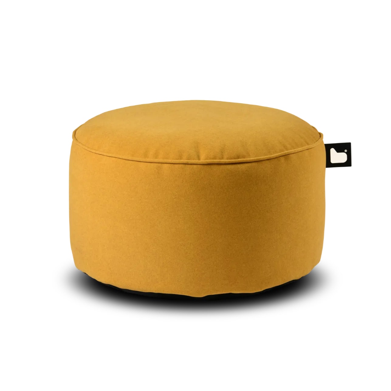 Extreme Lounging Brushed Suede Pouffe