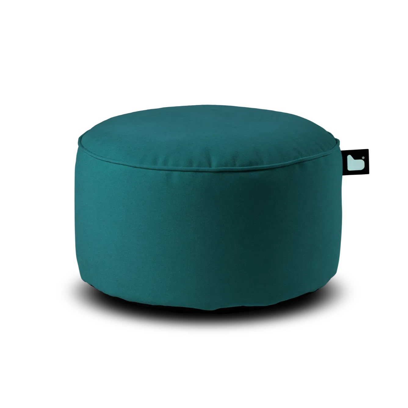 Extreme Lounging Brushed Suede Pouffe