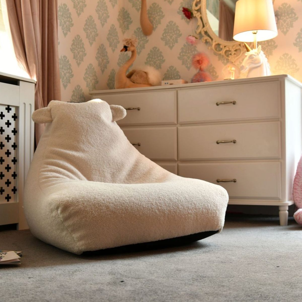 Extreme Lounging Mini B-Bag Bean Bag Chair Teddy-Beaumonde