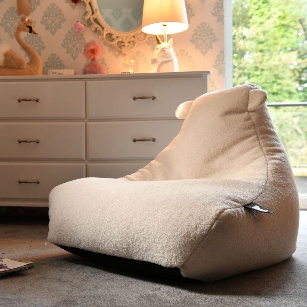 Extreme Lounging Mini B-Bag Bean Bag Chair Teddy-Beaumonde